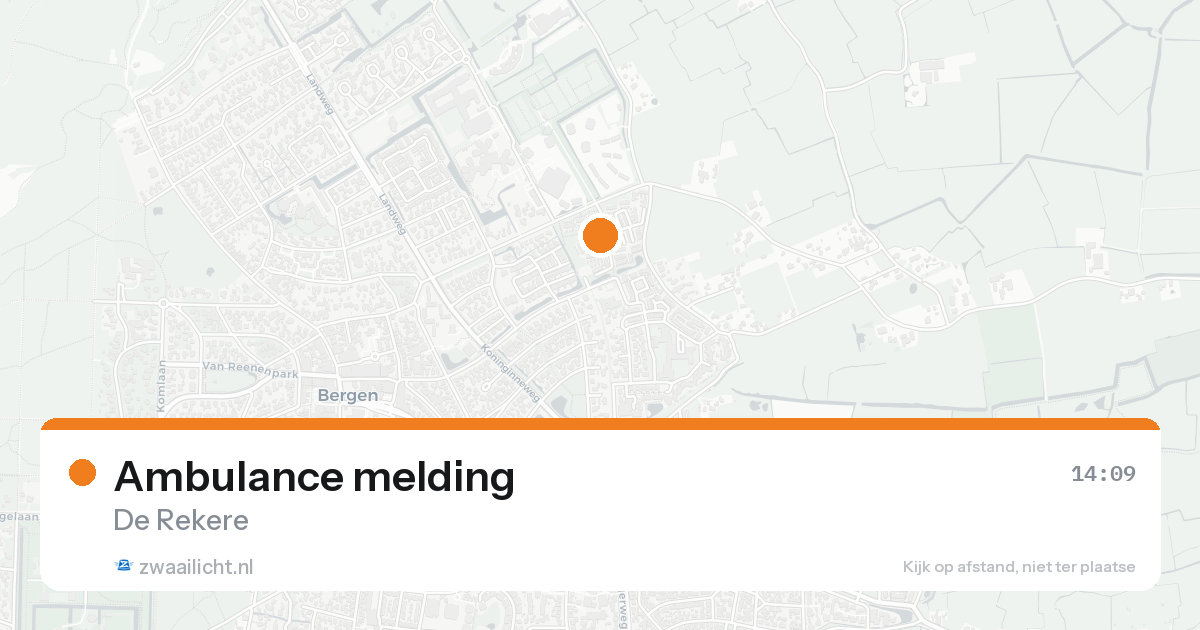 Ambulance melding — 7 feb 2026