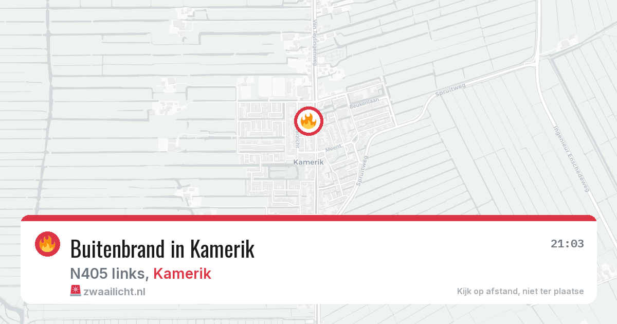 Buitenbrand in Kamerik — 18 jul 2026