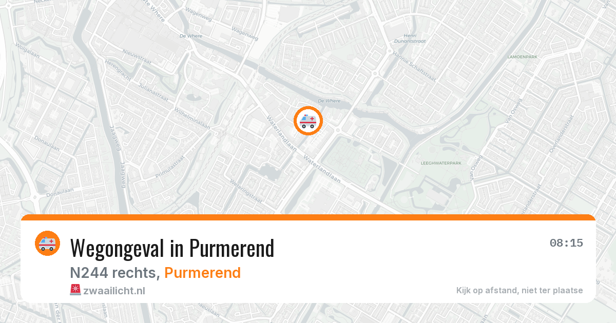 Wegongeval in Purmerend — 3 feb 2026