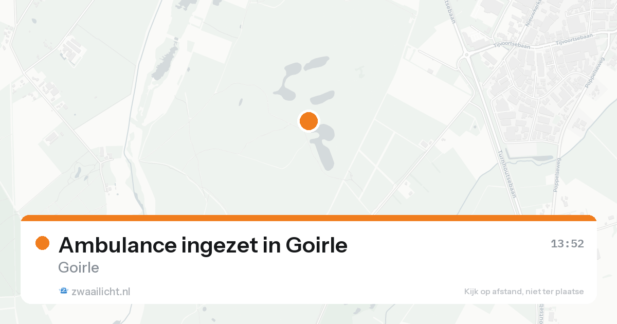 Ambulance ingezet in Goirle — 3 jun 2026