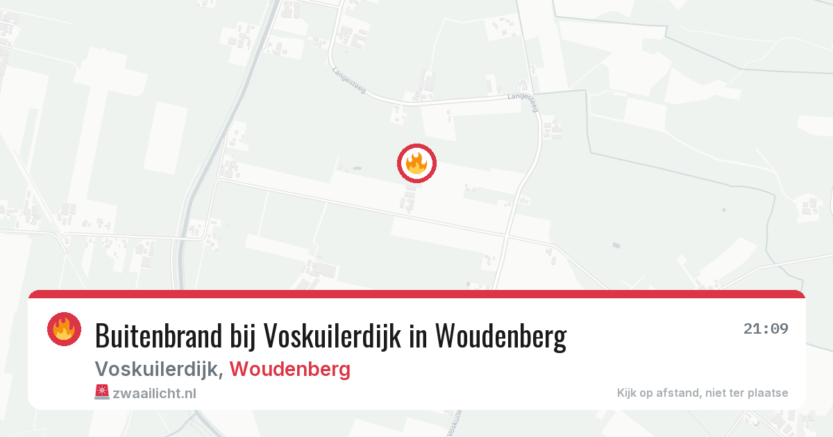 Buitenbrand bij Voskuilerdijk in Woudenberg — 27 jul 2026