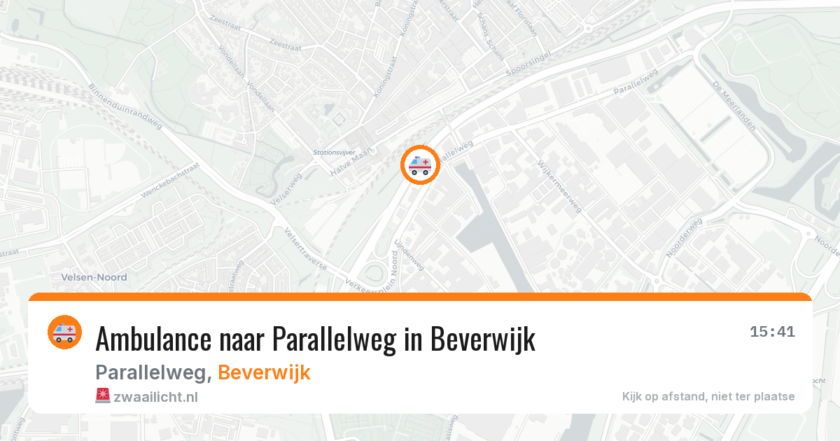 Ambulance naar Parallelweg in Beverwijk — 2 aug 2026
