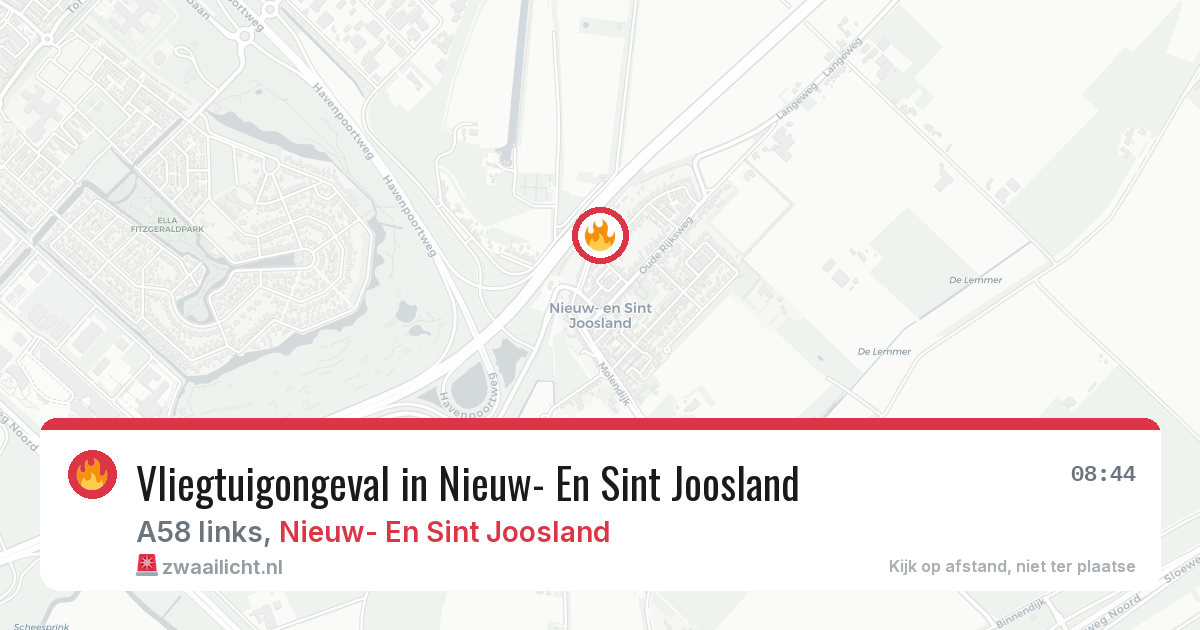 Vliegtuigongeval in Nieuw- En Sint Joosland — 7 apr 2026