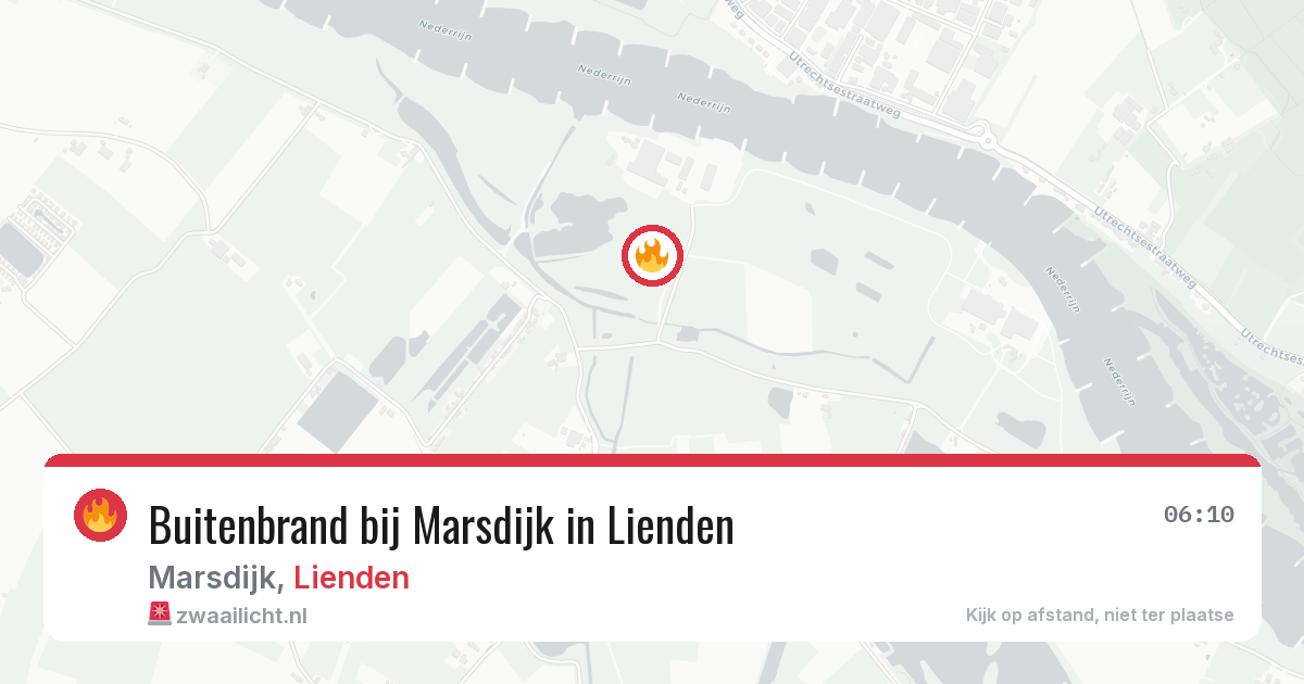 Buitenbrand bij Marsdijk in Lienden — 3 apr 2026