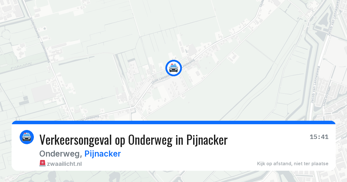 Verkeersongeval op Onderweg in Pijnacker — 27 apr 2026