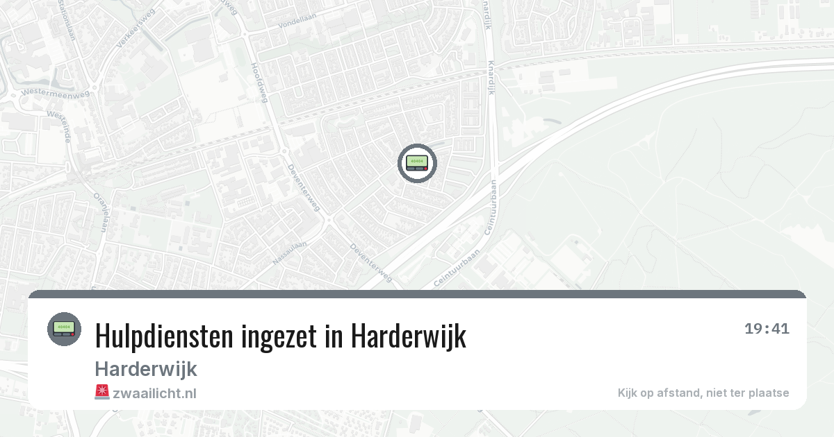 Hulpdiensten ingezet in Harderwijk — 29 jan 2026 | 🚨 Zwaailicht.nl