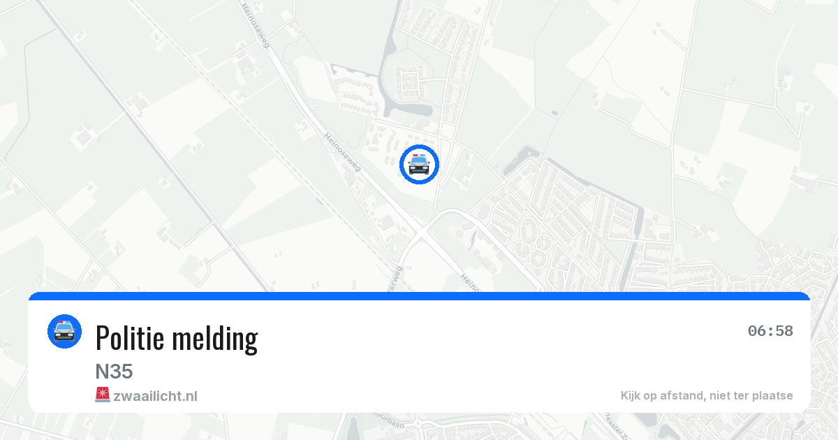 Politie melding — 9 jun 2026