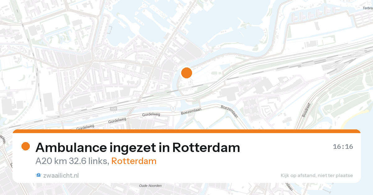 Ambulance ingezet in Rotterdam — 27 aug 2026
