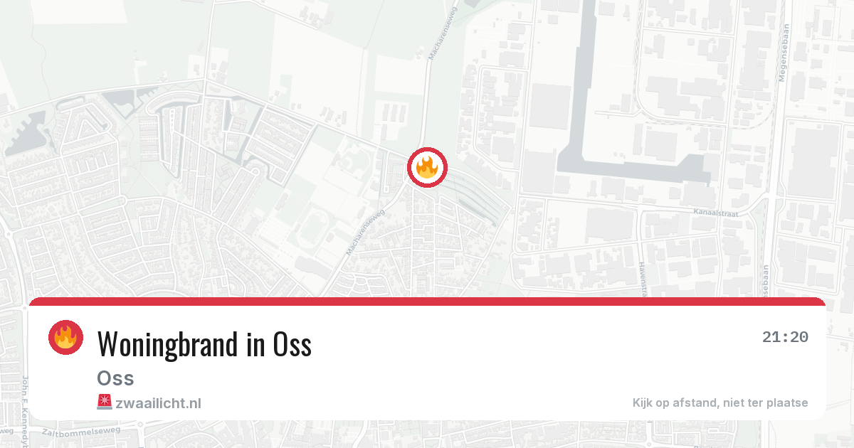 Woningbrand in Oss — 27 jun 2026