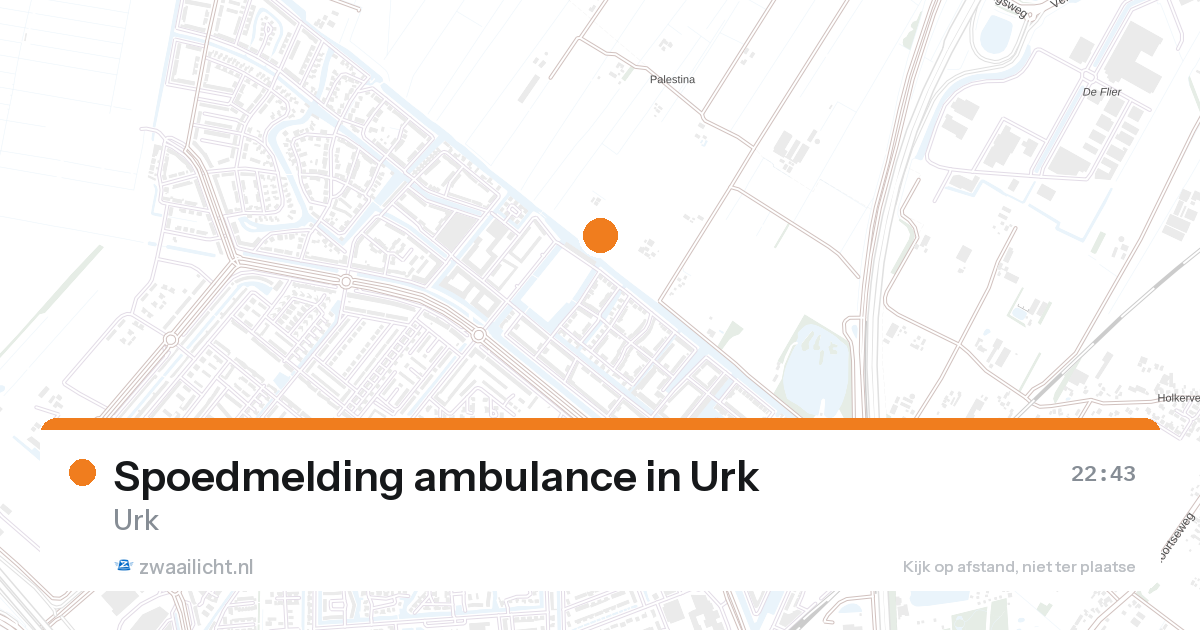 Spoedmelding ambulance in Urk — 31 jan 2026