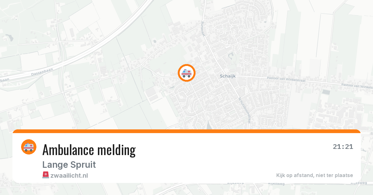 Ambulance melding — 1 aug 2026