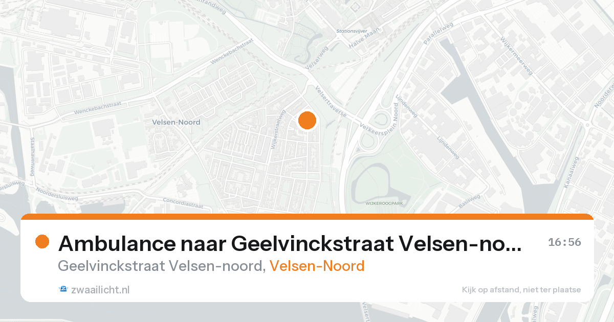 Ambulance naar Geelvinckstraat Velsen-noord in Velsen-Noord — 3 jul 2026