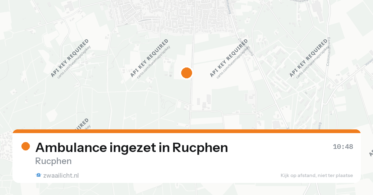 Ambulance ingezet in Rucphen — 26 aug 2026
