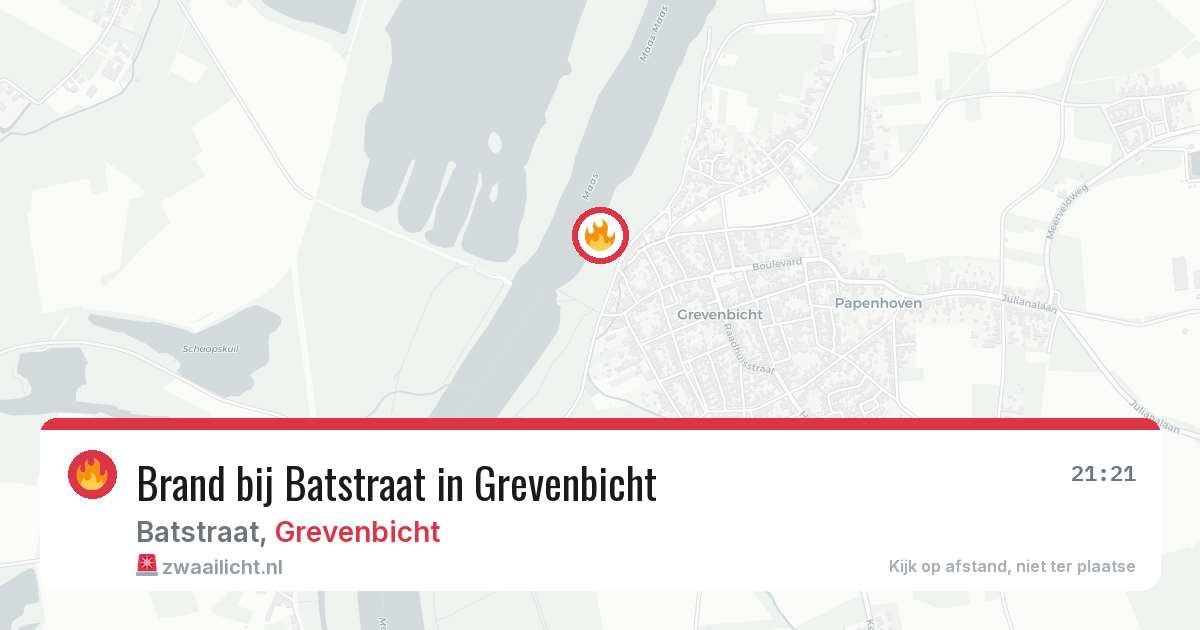 Brand bij Batstraat in Grevenbicht — 4 jul 2026