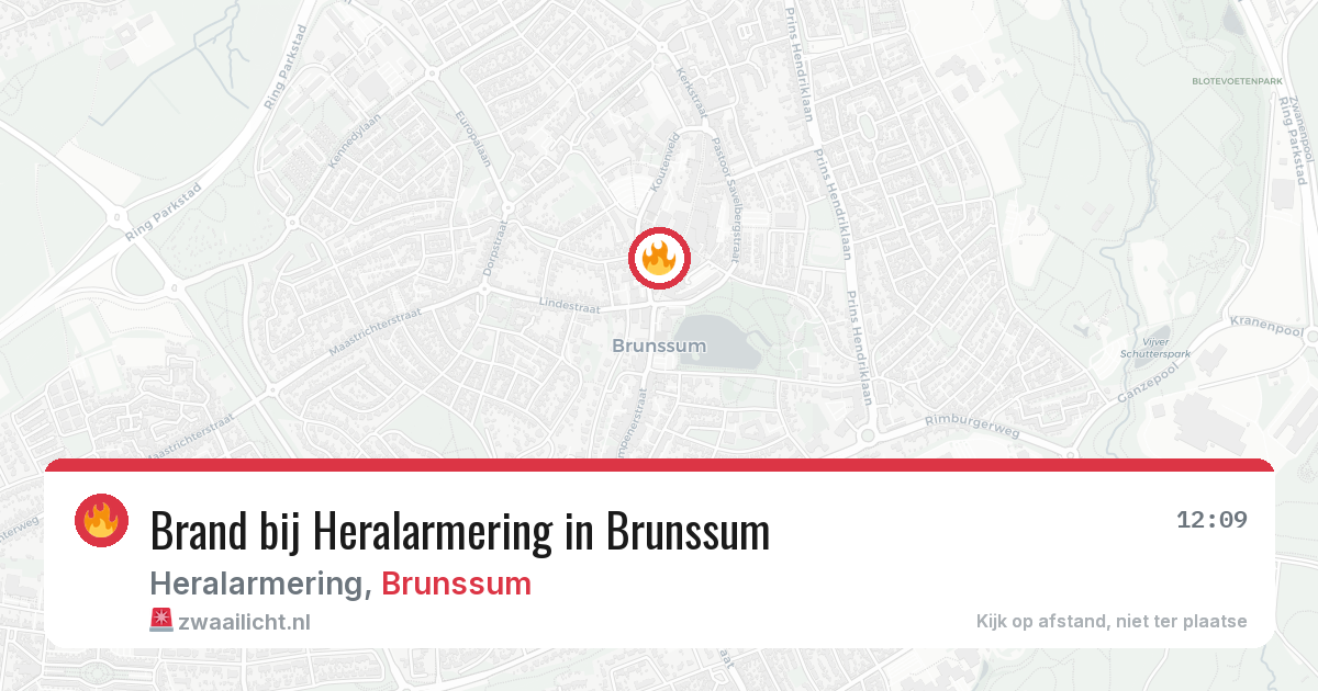 Brand bij Heralarmering in Brunssum — 25 jun 2026