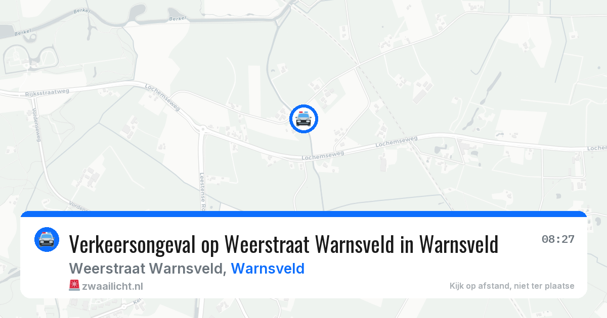 Verkeersongeval op Weerstraat Warnsveld in Warnsveld — 9 jul 2026