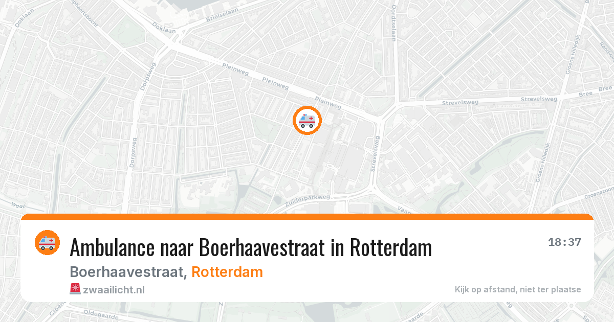 Ambulance naar Boerhaavestraat in Rotterdam — 11 jun 2026