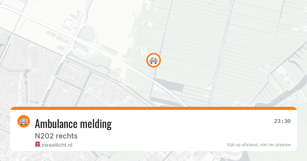 Ambulance melding — 4 jun 2026 | 🚨 Zwaailicht.nl