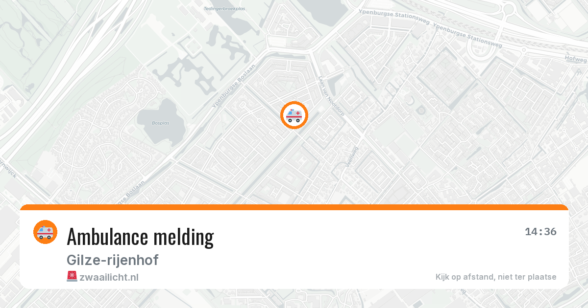 Ambulance melding — 5 apr 2026