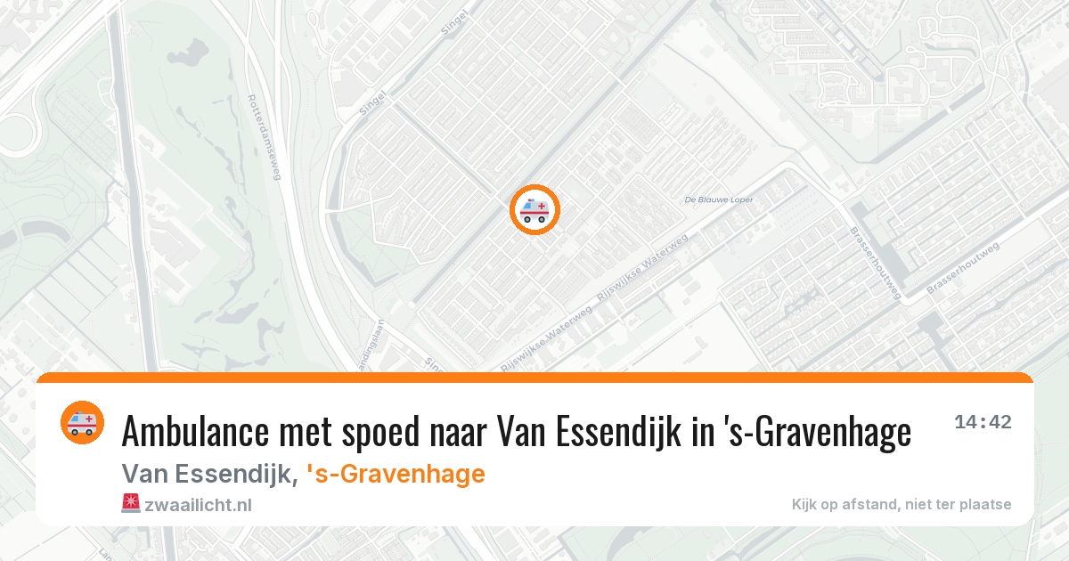Ambulance met spoed naar Van Essendijk in 's-Gravenhage — 13 feb 2026