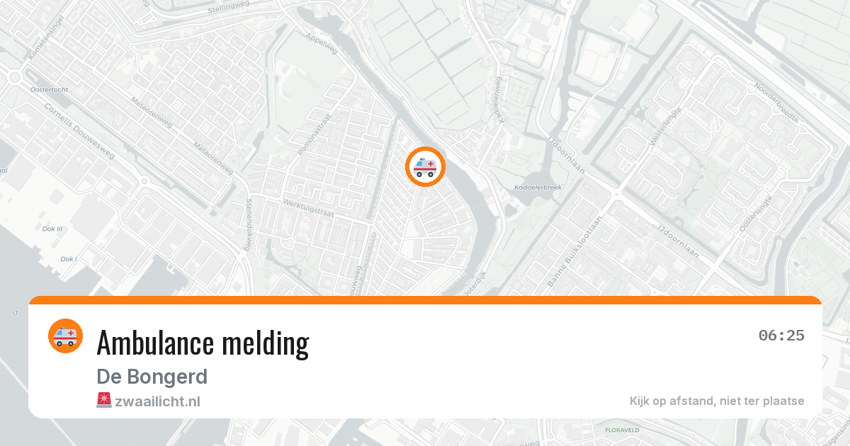 Ambulance melding — 26 mei 2026