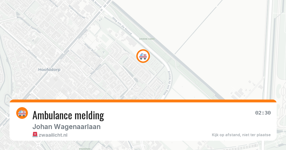 Ambulance melding — 30 jan 2026