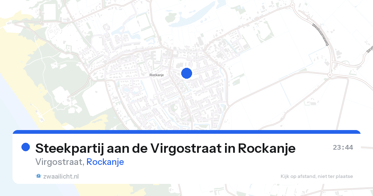 Steekpartij aan de Virgostraat in Rockanje — 27 aug 2026