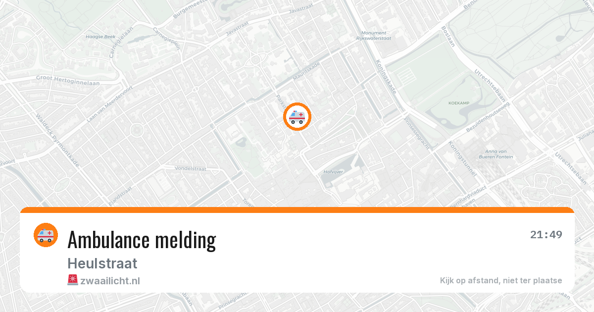 Ambulance melding — 12 jul 2026
