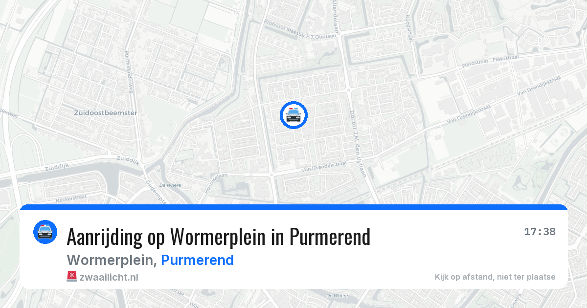 Aanrijding op Wormerplein in Purmerend — 21 mei 2026