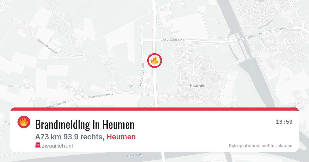 Brandmelding in Heumen — 14 aug 2026