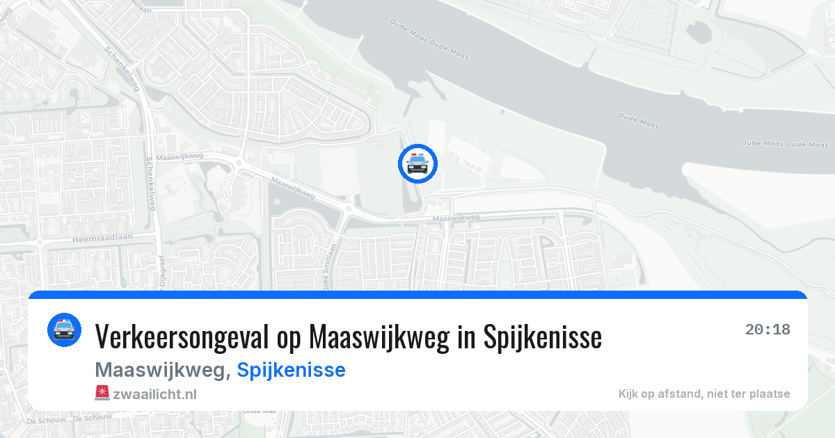 Verkeersongeval op Maaswijkweg in Spijkenisse — 16 mei 2026