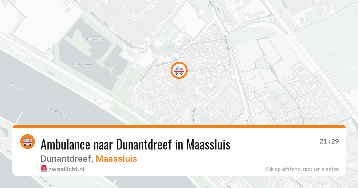 Ambulance naar Dunantdreef in Maassluis — 20 jun 2026