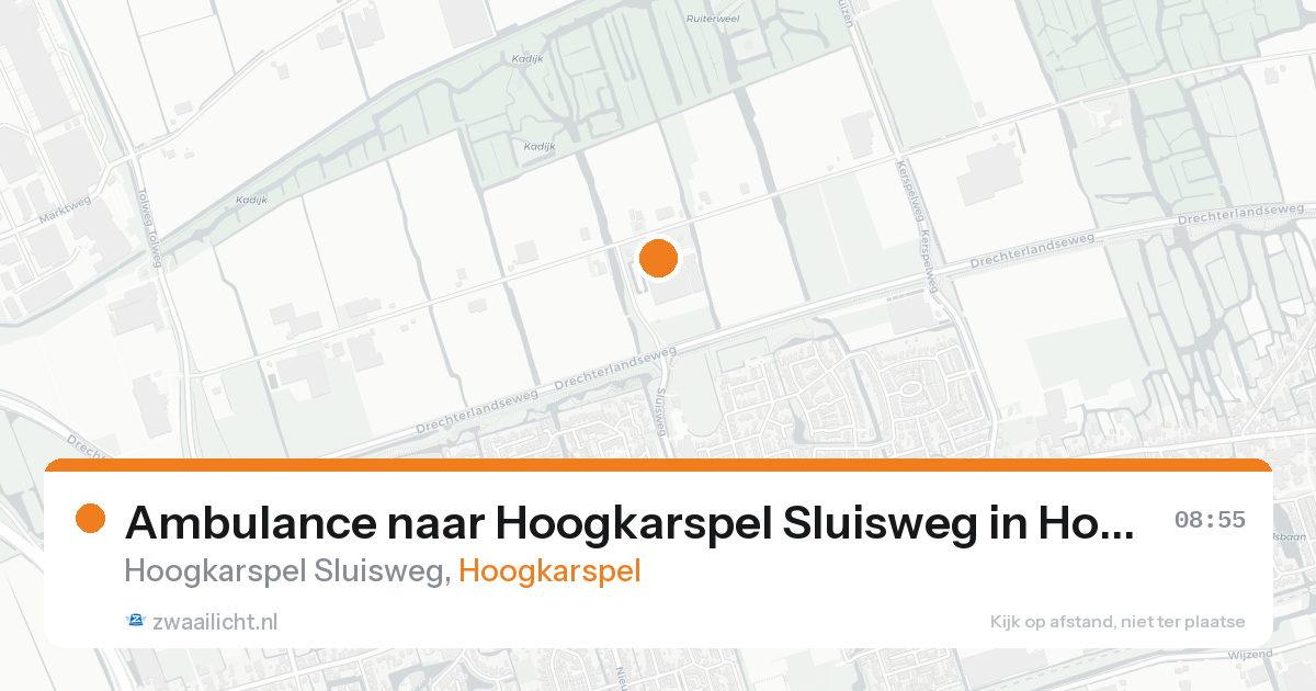 Ambulance naar Hoogkarspel Sluisweg in Hoogkarspel — 8 feb 2026