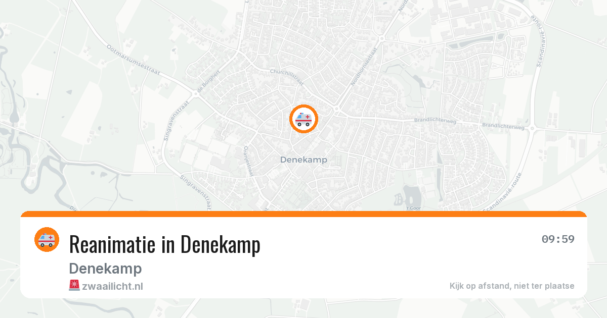 Reanimatie in Denekamp — 1 jul 2026