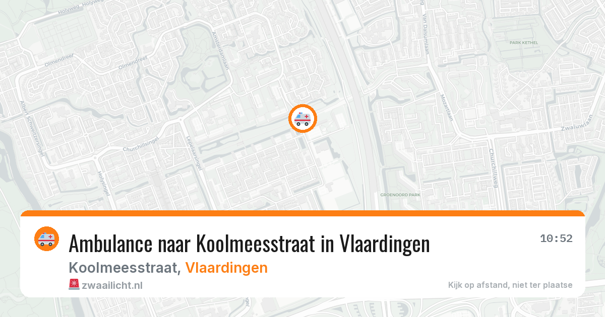 Ambulance naar Koolmeesstraat in Vlaardingen — 30 jun 2026
