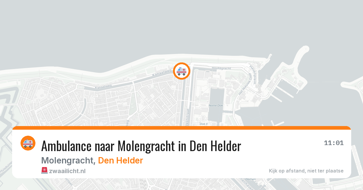 Ambulance naar Molengracht in Den Helder — 23 mei 2026
