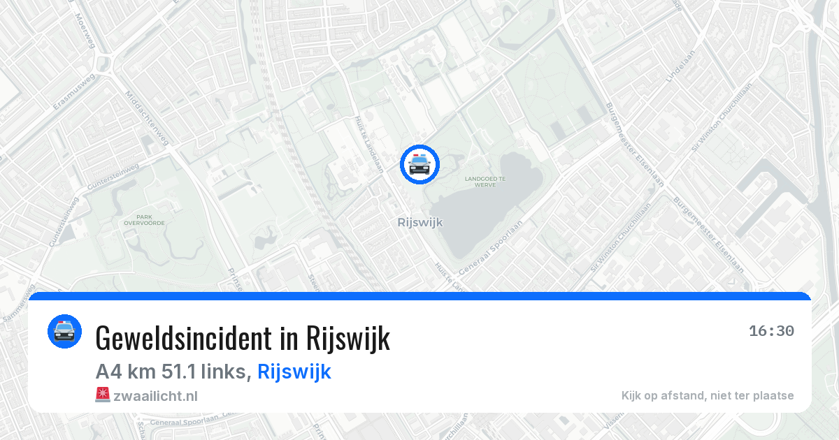 Geweldsincident in Rijswijk — 27 jul 2026