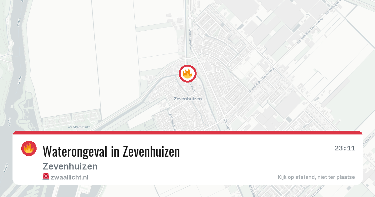 Waterongeval in Zevenhuizen — 4 aug 2026