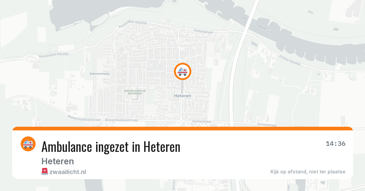Ambulance ingezet in Heteren — 22 jun 2026
