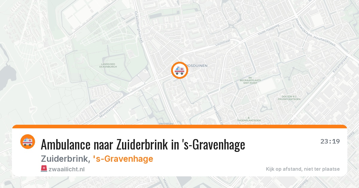 Ambulance naar Zuiderbrink in 's-Gravenhage — 4 jul 2026