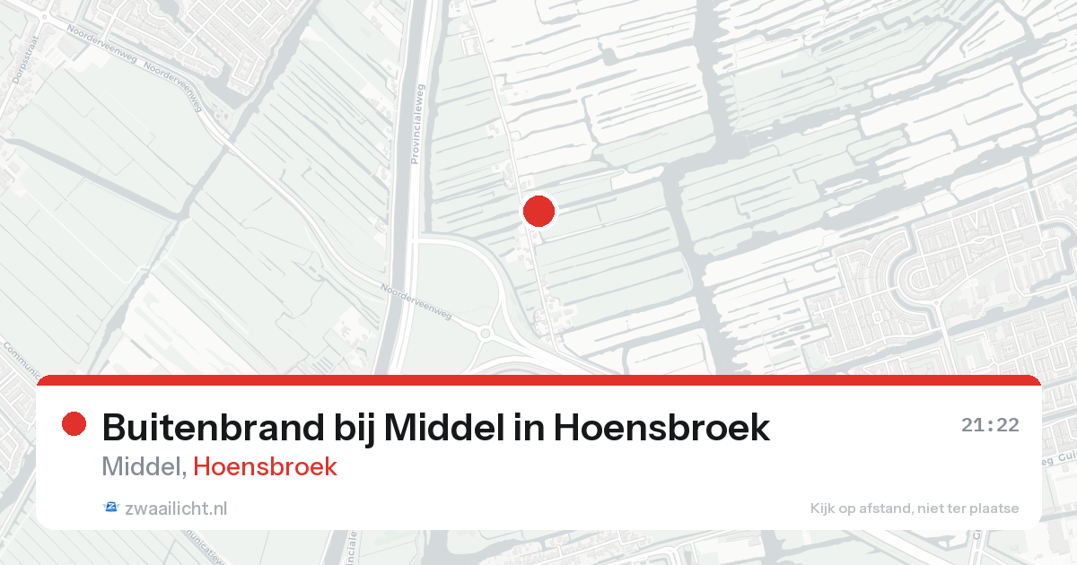 Buitenbrand bij Middel in Hoensbroek — 15 aug 2026