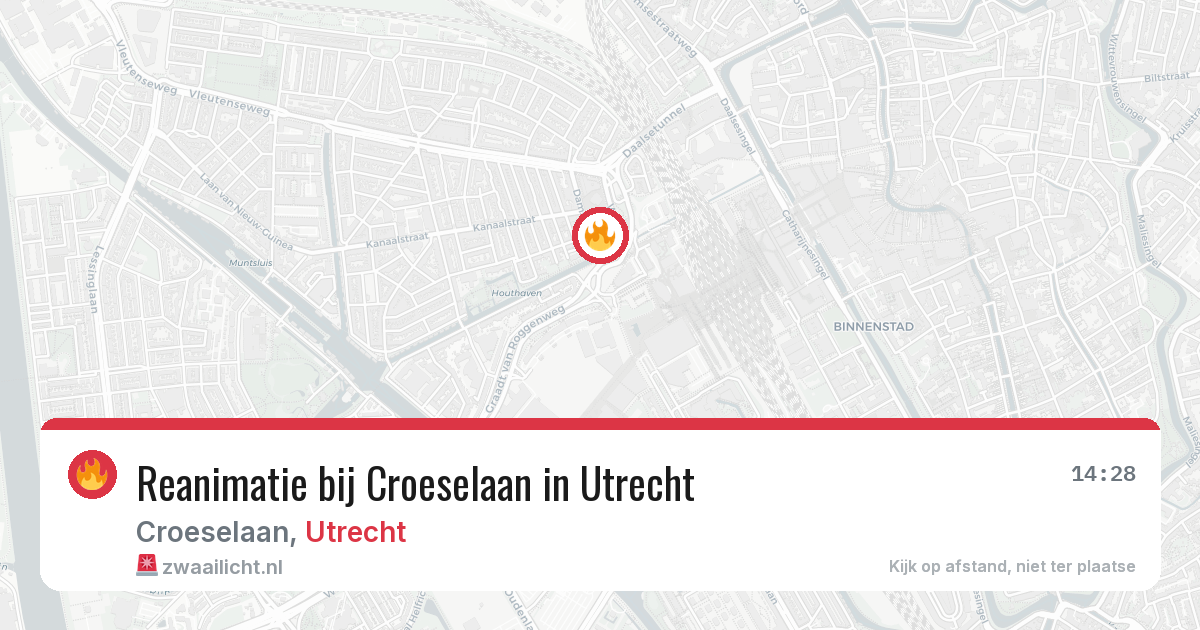 Reanimatie bij Croeselaan in Utrecht — 23 jan 2026