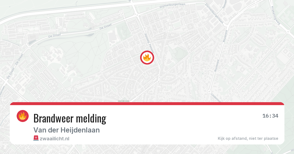 Brandweer melding — 6 jul 2026