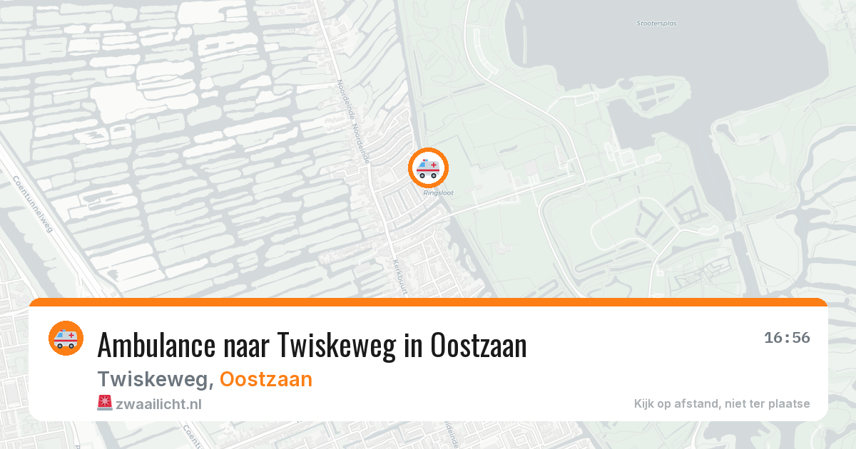 Ambulance naar Twiskeweg in Oostzaan — 10 mei 2026