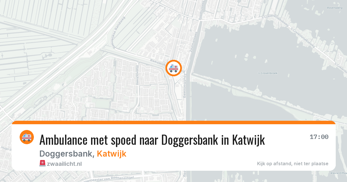 Ambulance met spoed naar Doggersbank in Katwijk — 23 jan 2026