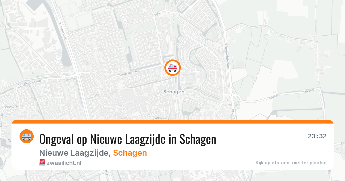 Ongeval op Nieuwe Laagzijde in Schagen — 21 jun 2026