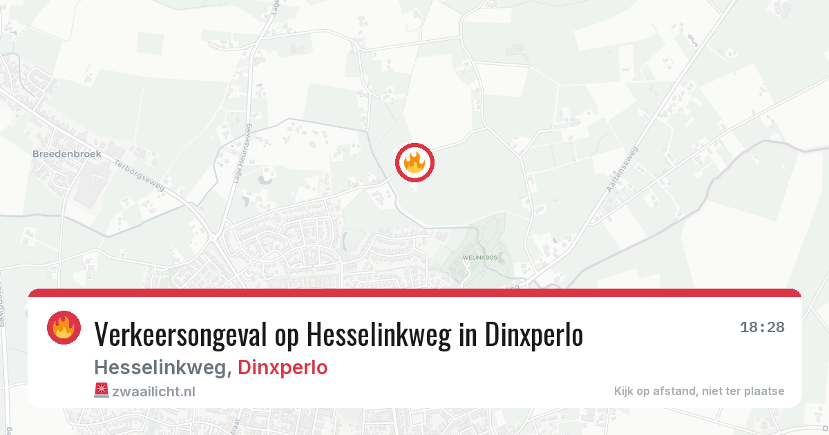 Verkeersongeval op Hesselinkweg in Dinxperlo — 3 jul 2026