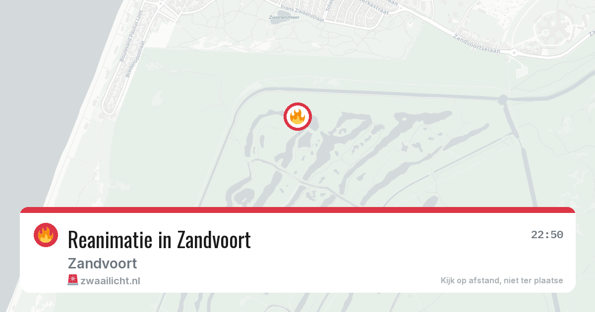 Reanimatie in Zandvoort — 6 mei 2026