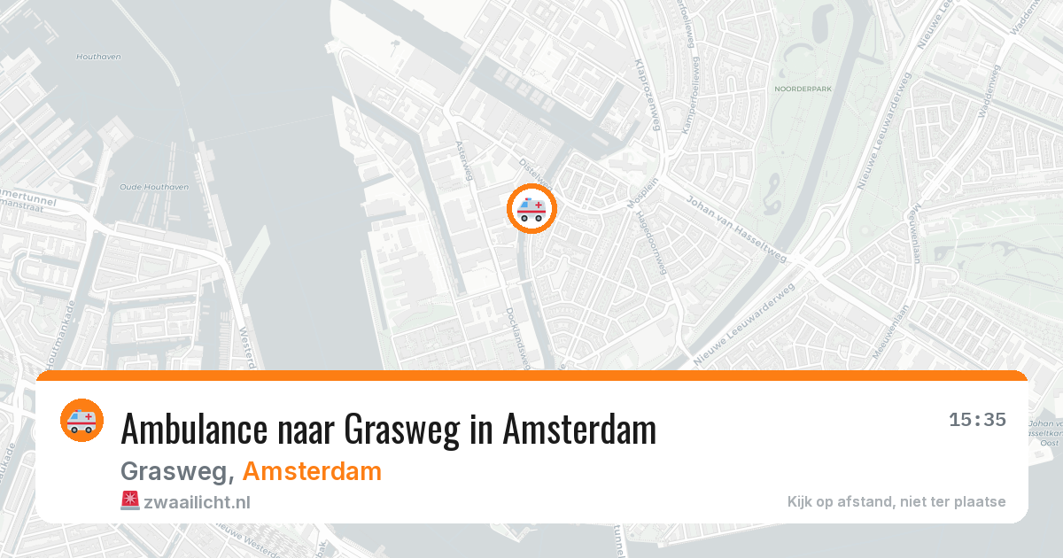 Ambulance naar Grasweg in Amsterdam — 20 mrt 2026