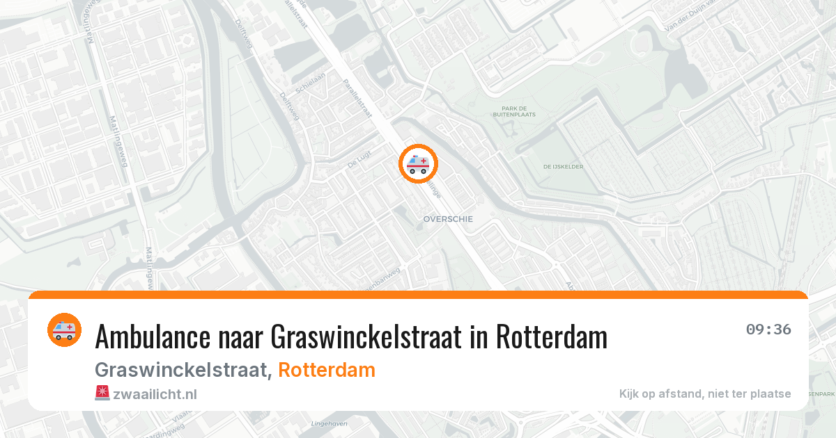 Ambulance naar Graswinckelstraat in Rotterdam — 21 apr 2026